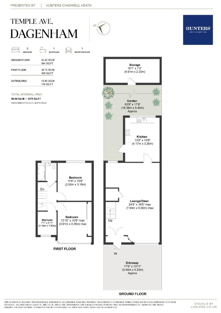 168, Temple Avenue, Dagenham floorplan