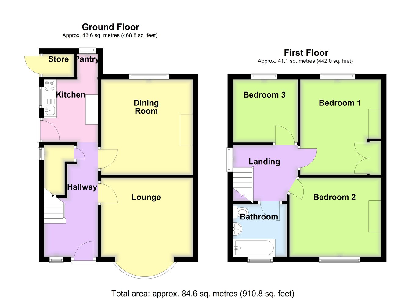 54, Park Road, Boston floorplan