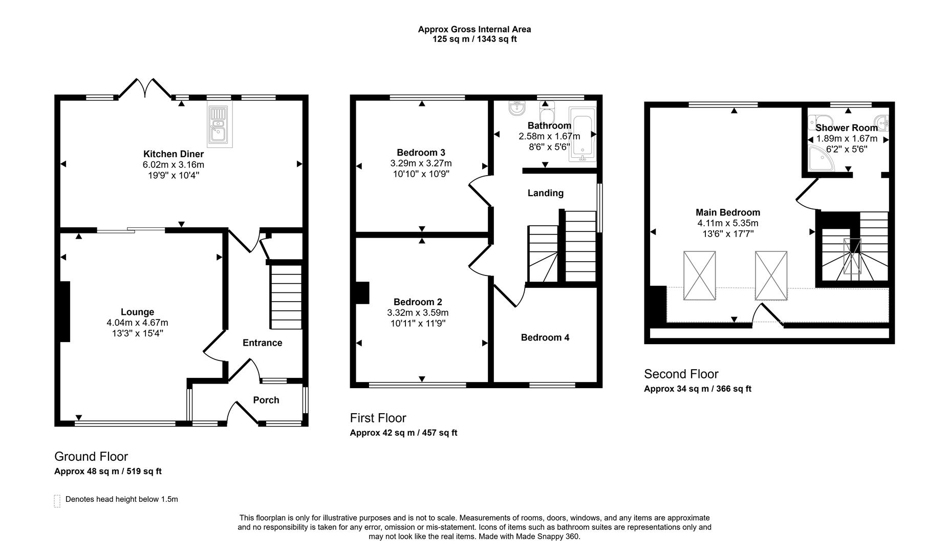 56, Edinburgh Drive, Ickenham floorplan