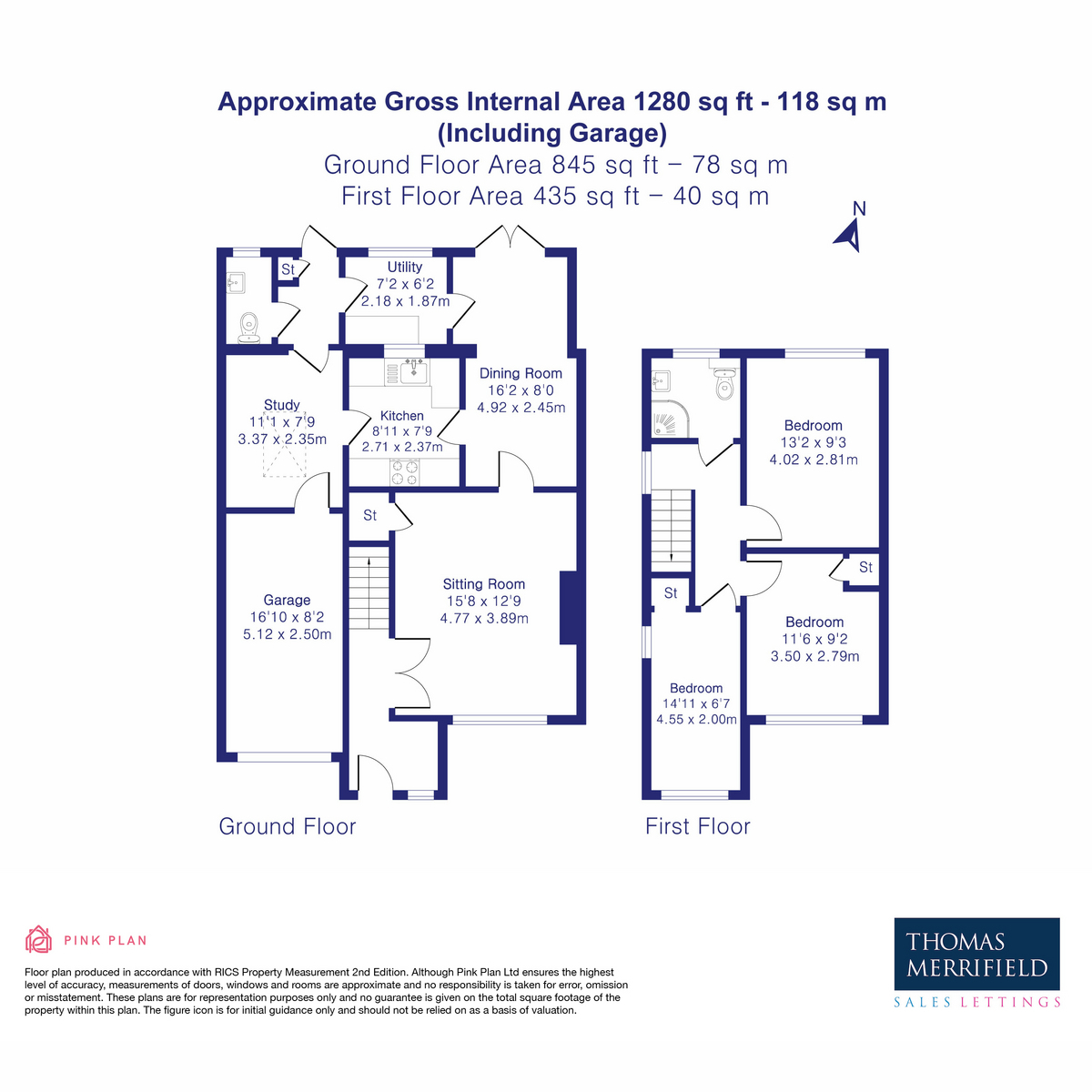 22, Tower Close, Marcham floorplan