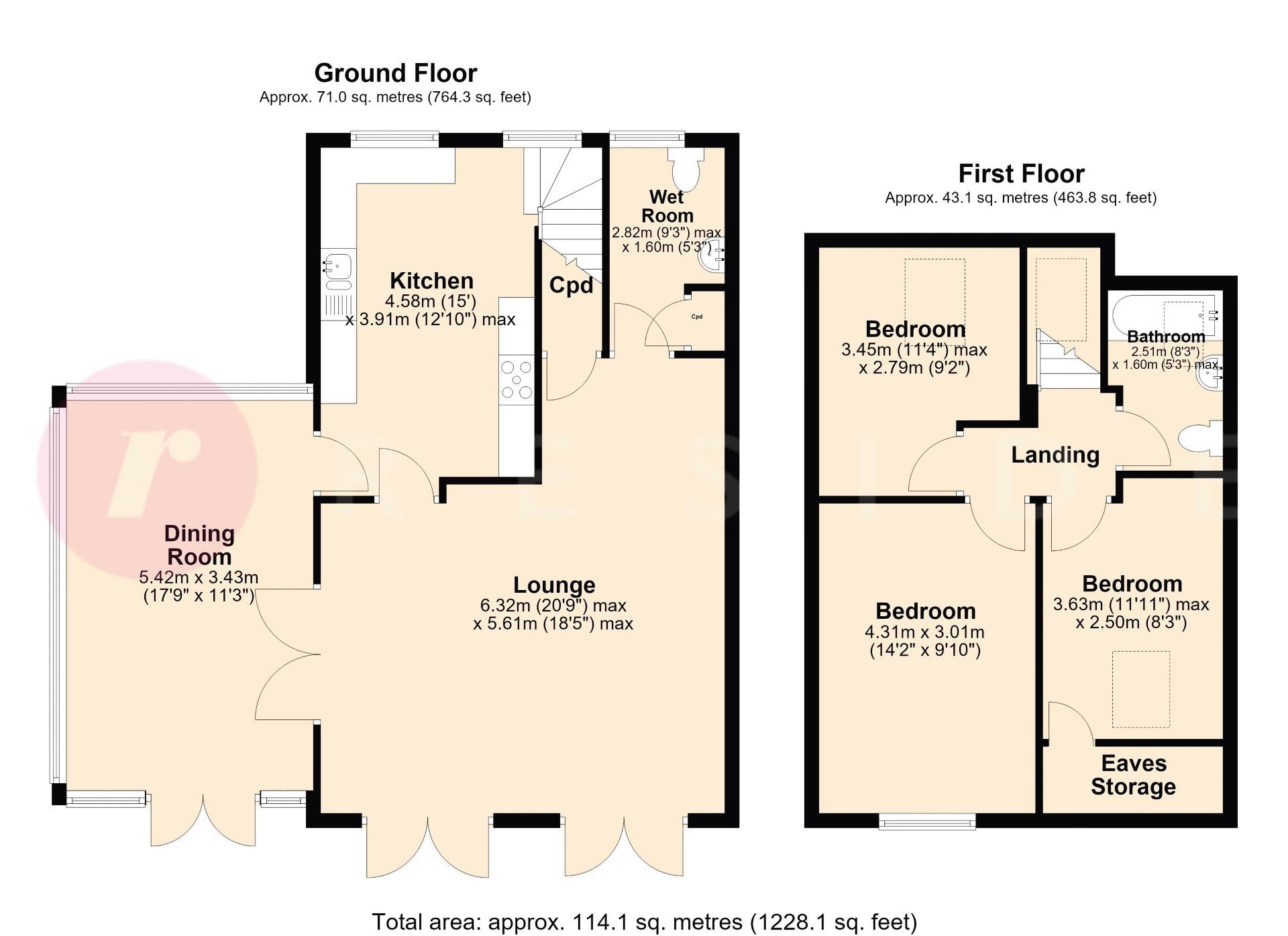 Rochdale Road East, Heywood floorplan