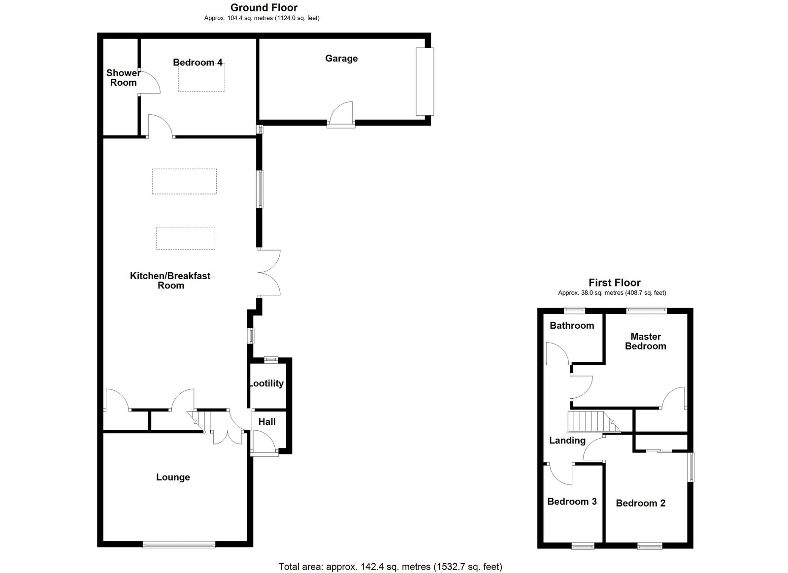 25, Hilary Way, Porthcawl floorplan