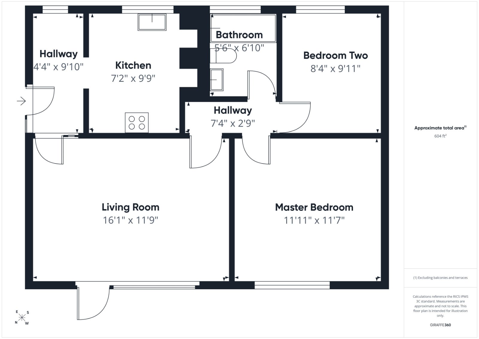 34 Leighton Court,, Copperdale Close, Reading floorplan