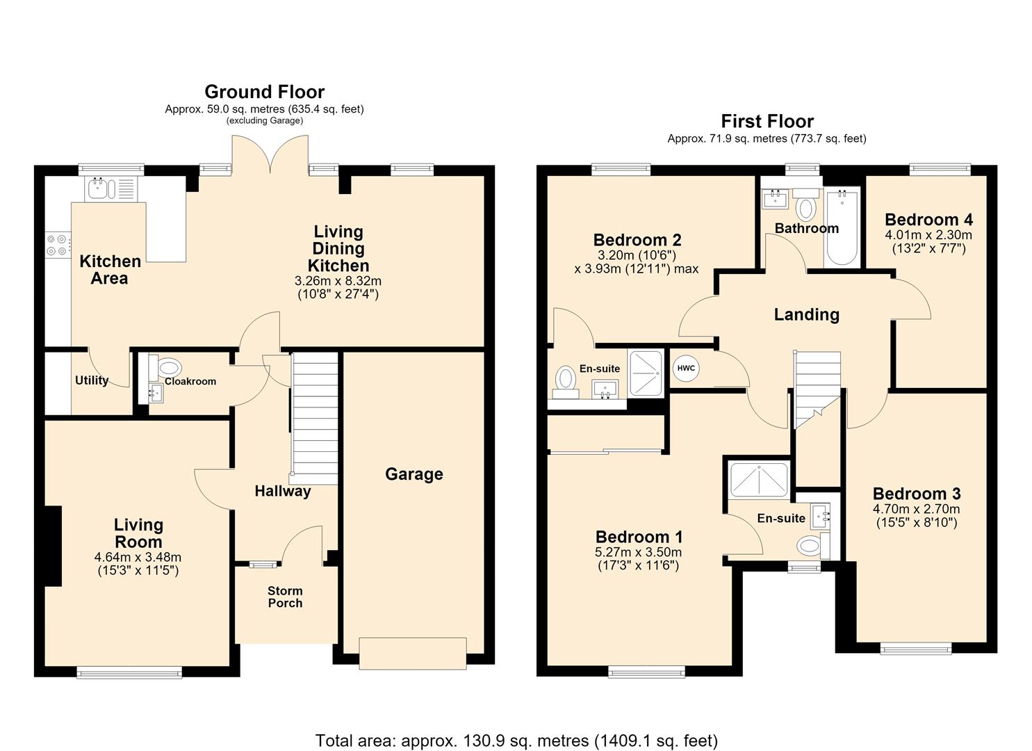 19, Cape Drive, Anlaby floorplan