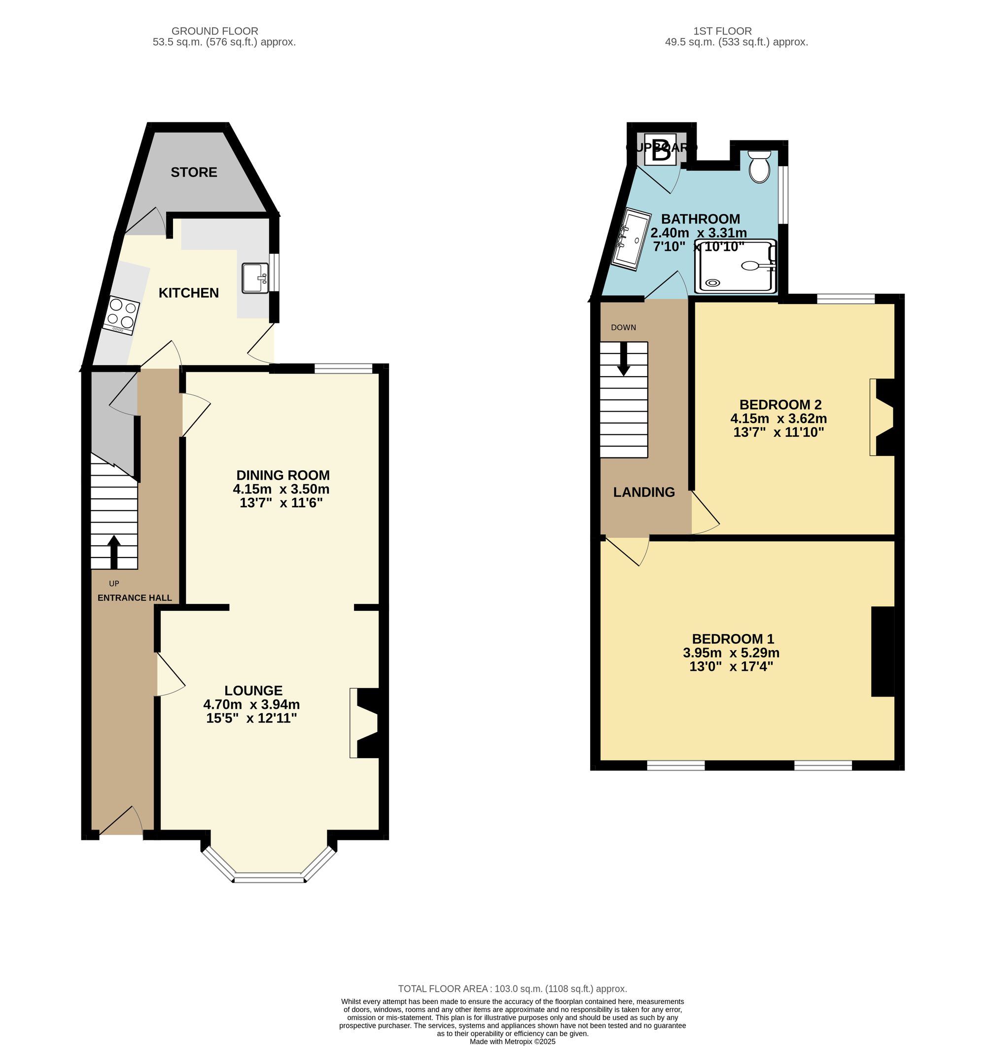 10 Church Street, Chesterfield floorplan