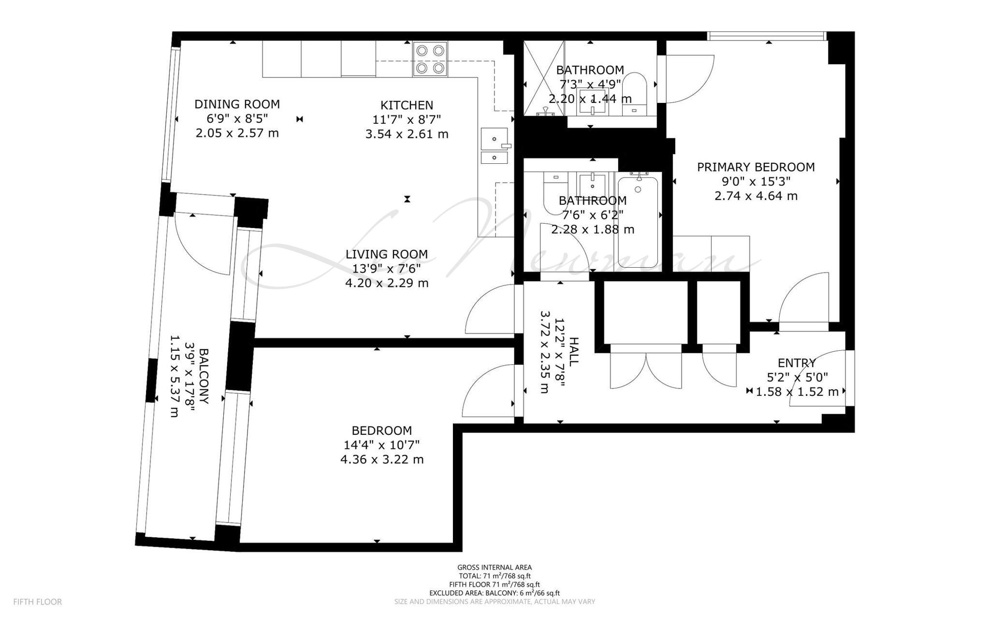 Caroline Street, London floorplan