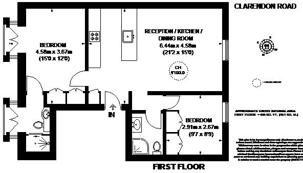 2 Bedrooms Flat to rent in Clarendon Road, London W11