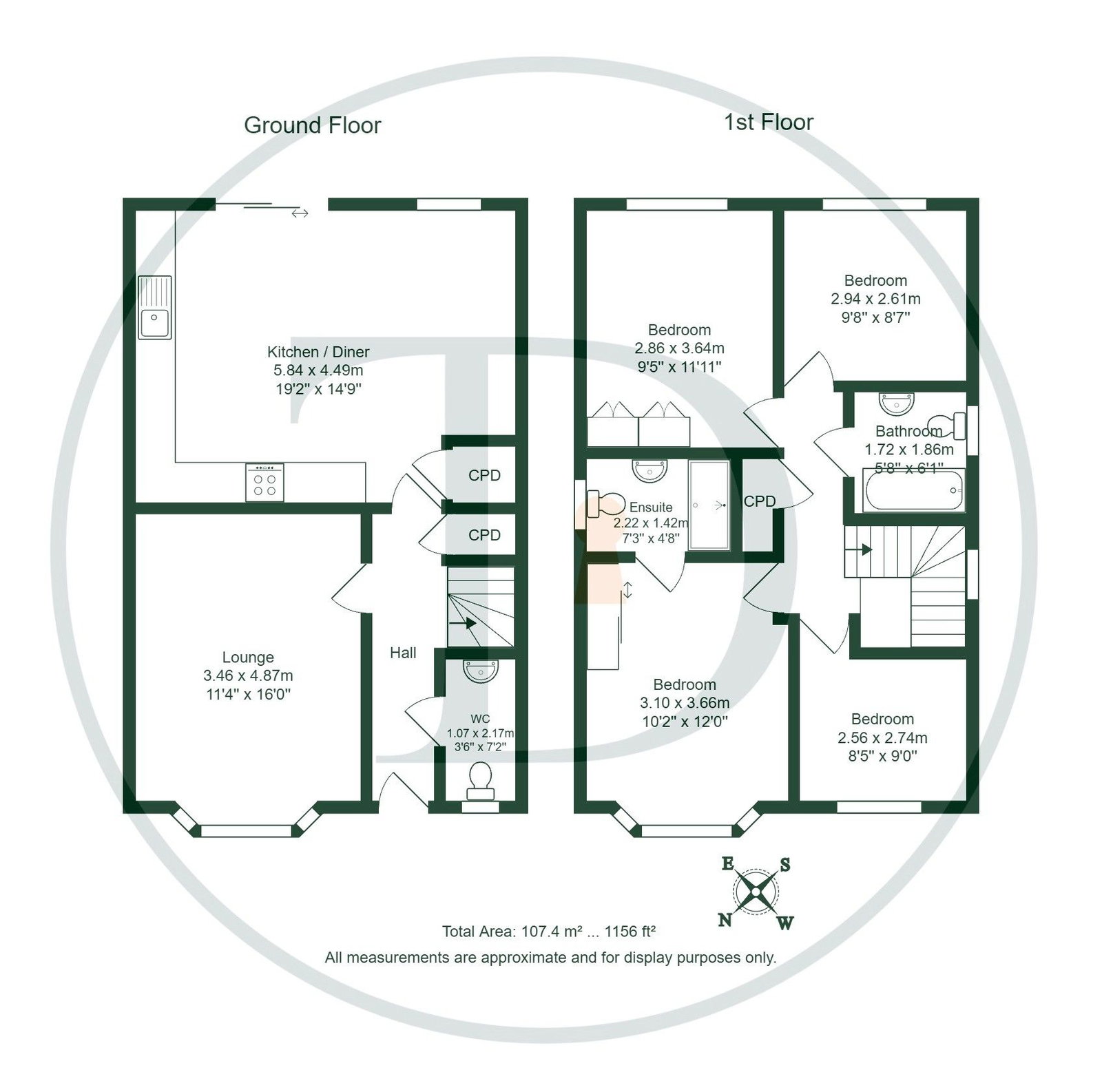 50, Wilton Close, Ellesmere Port floorplan