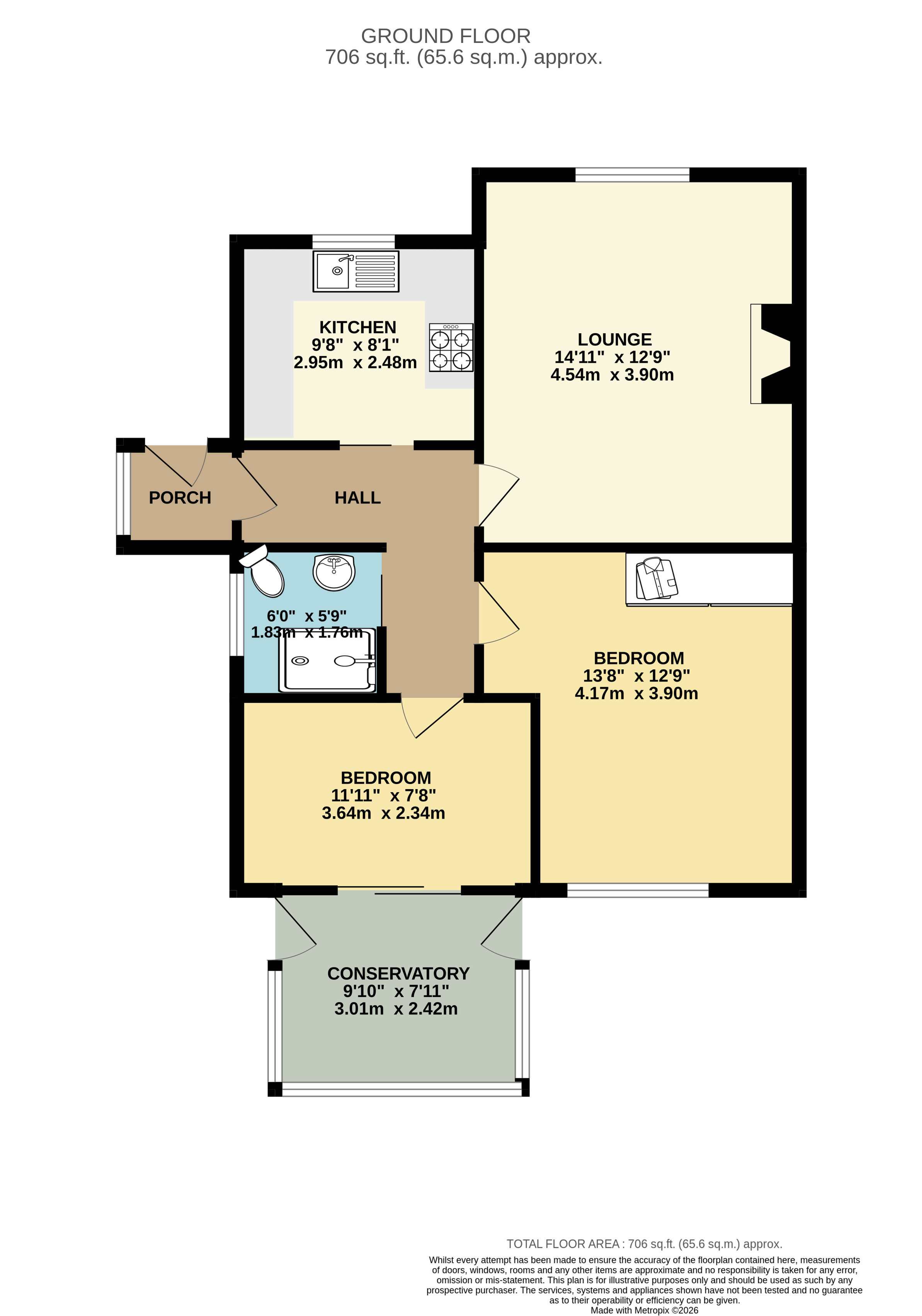 66, Bainbridge Drive, Selby floorplan