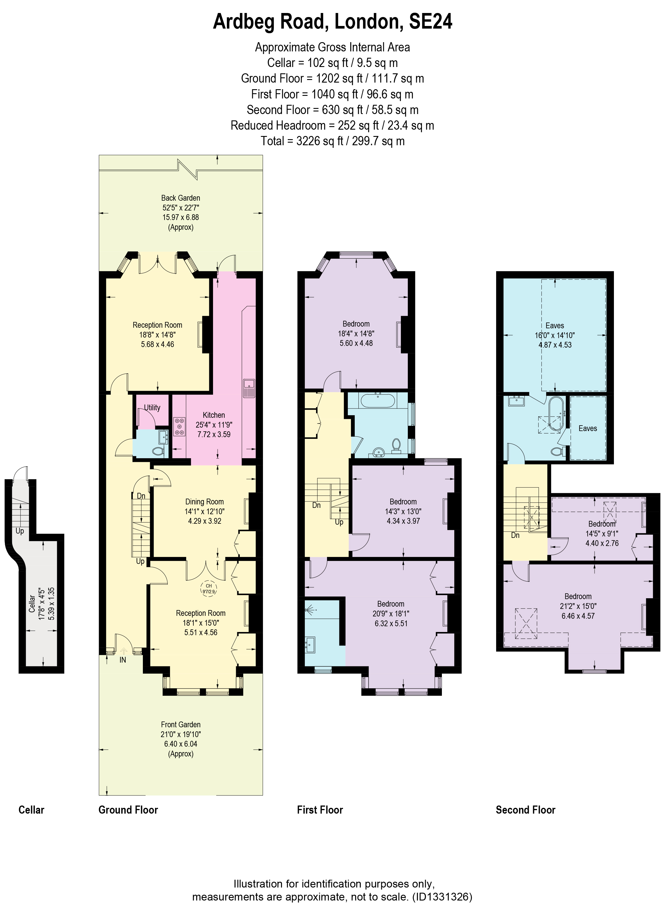 23, Ardbeg Road, London floorplan