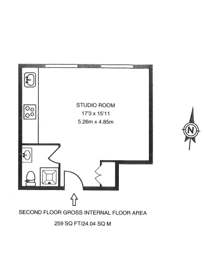 0 Bedrooms Studio to rent in St Stephens Gardens, Bayswater W2