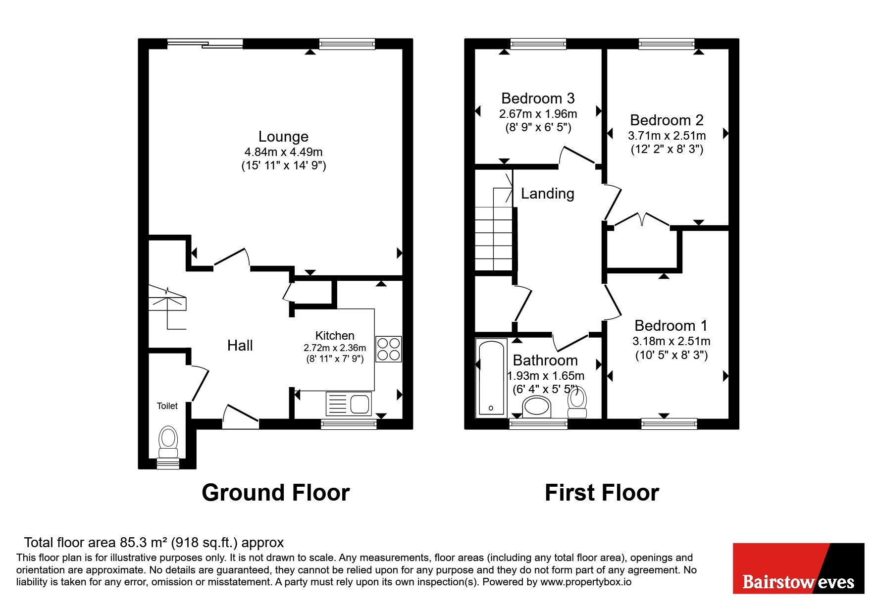 6, The Brambles, Cannock floorplan