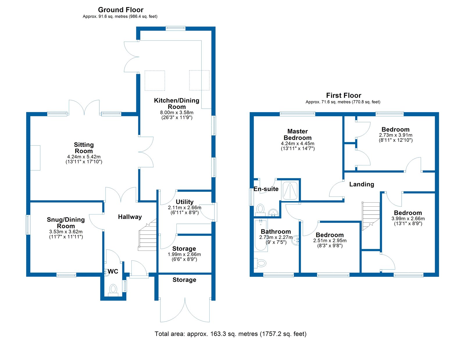 20, Grange Hill, Colchester floorplan
