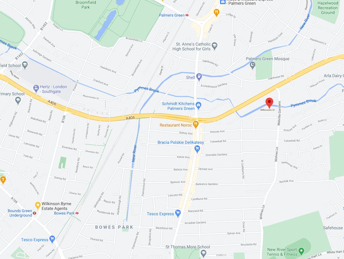 33, Millstream Close, Palmers Green floorplan