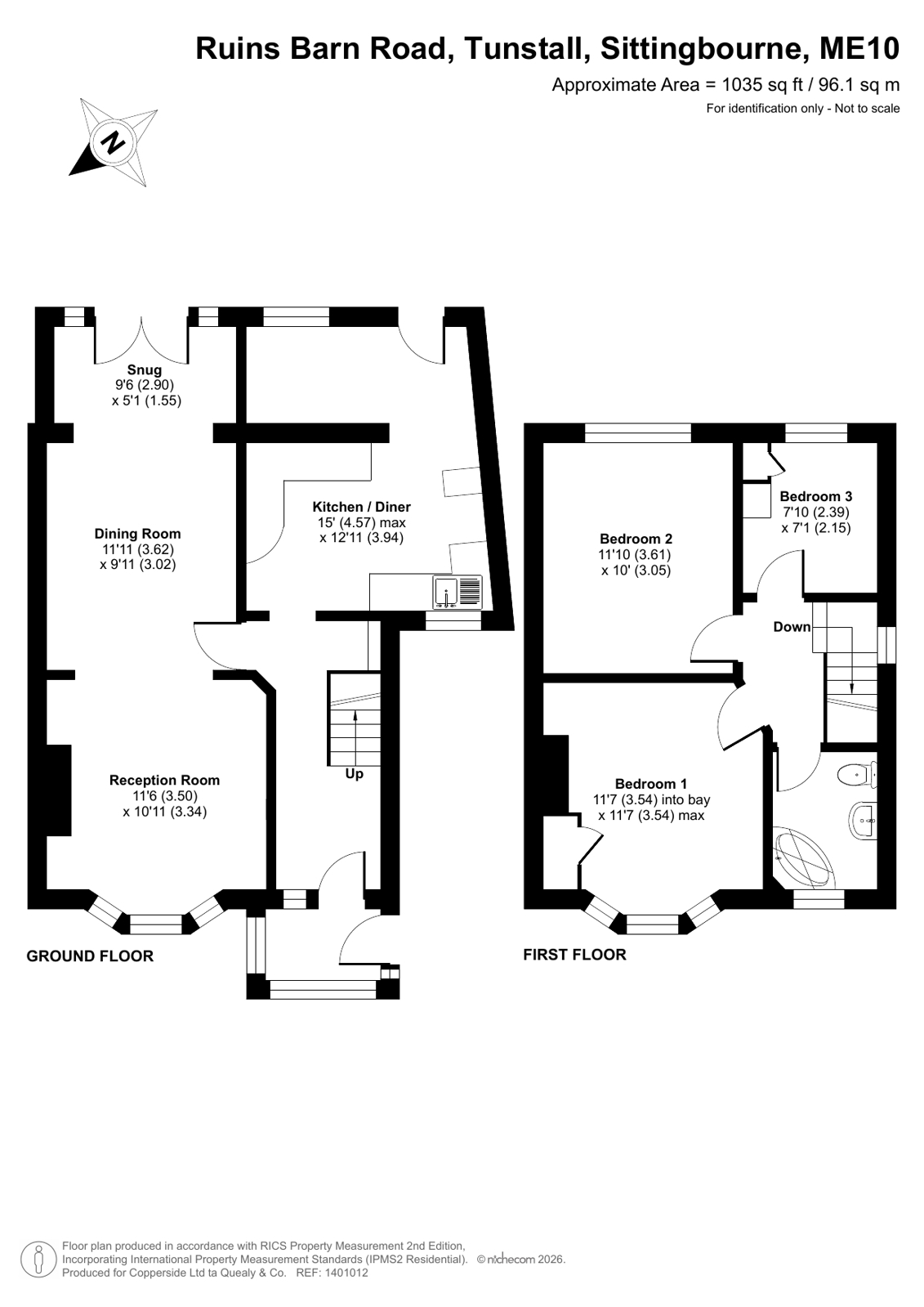 58, Ruins Barn Road, Sittingbourne floorplan