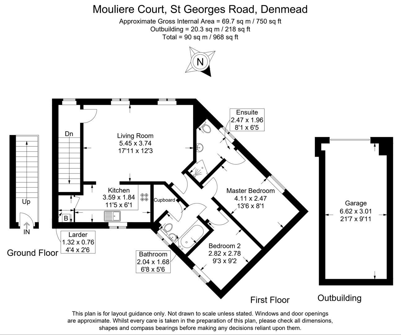 Flat 3, Mouliere Court, Waterlooville floorplan