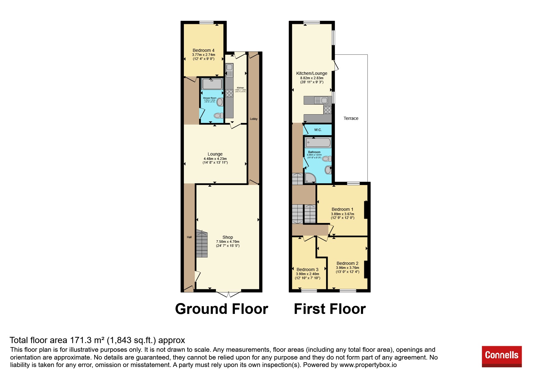 146, Union Street, Plymouth floorplan