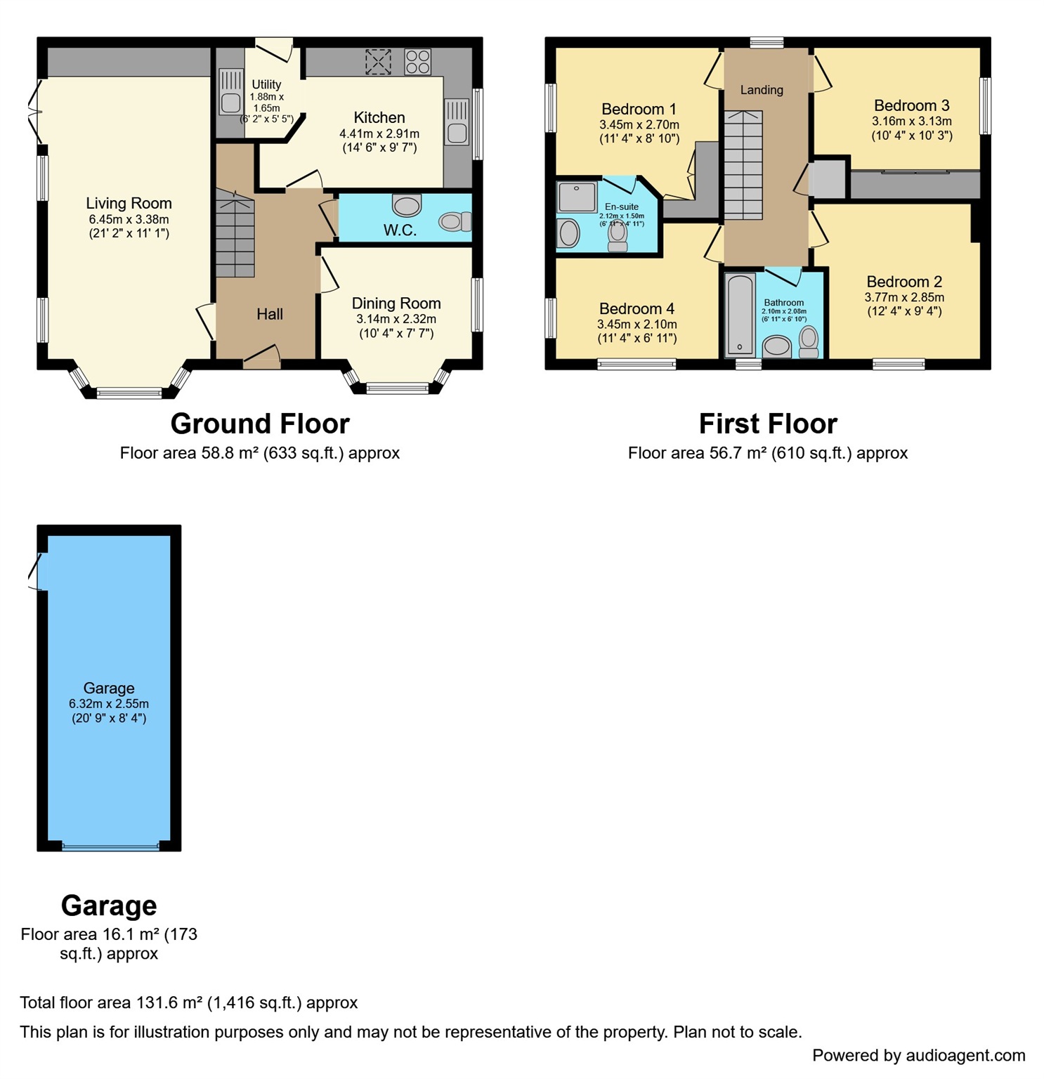 38, Rosemary Crescent, Winsford floorplan