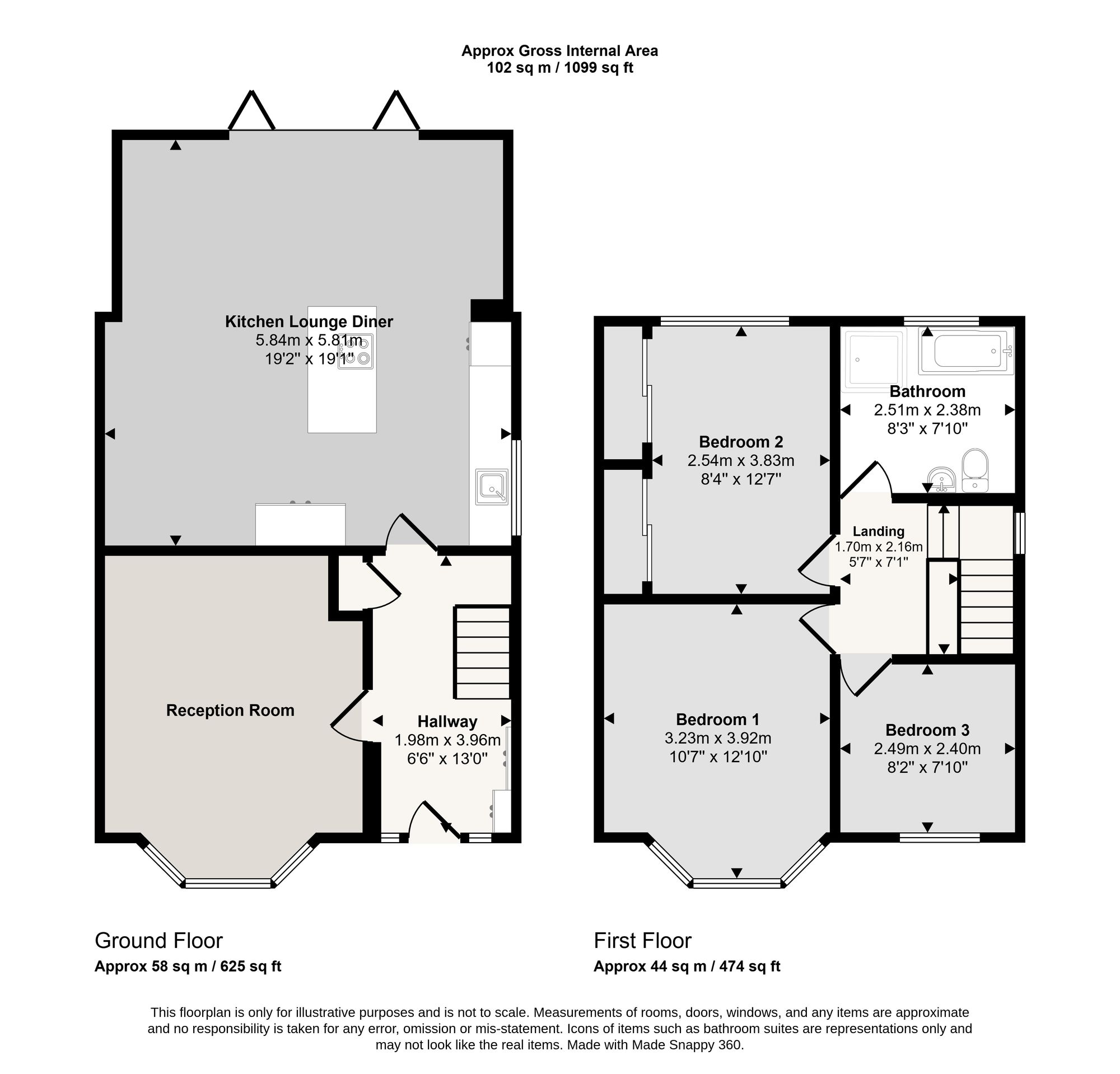 15 Carr Road, Manchester floorplan
