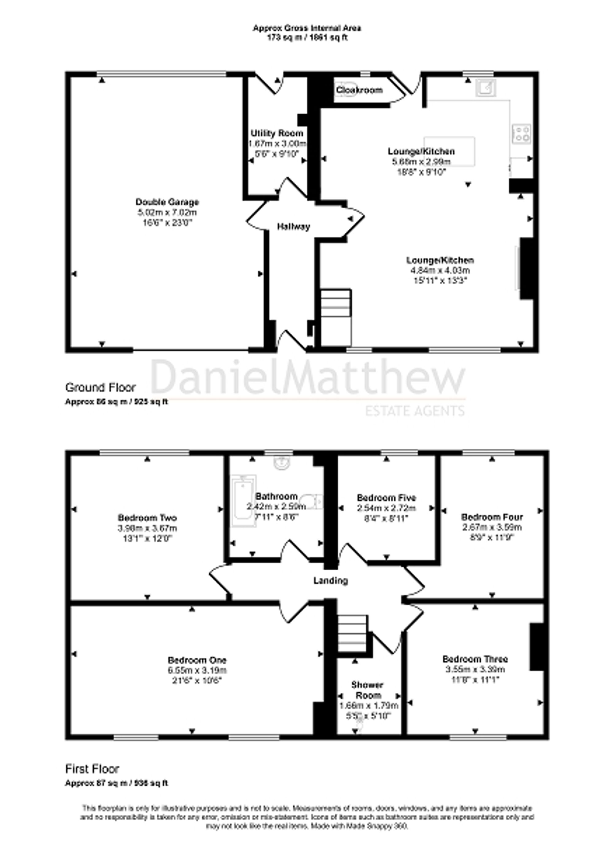 12 Birch Grove, Pontypridd floorplan