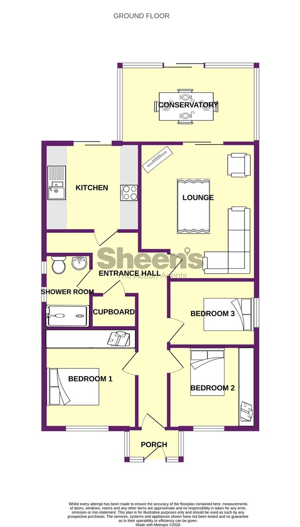 15, Saxstead Drive, Clacton-On-Sea floorplan
