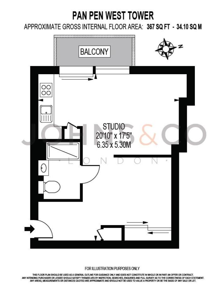 Apartment 1009 1, Pan Peninsula Square, London floorplan
