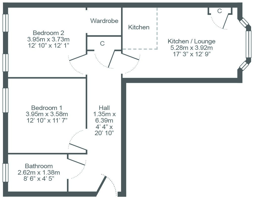 2 Bedrooms Flat to rent in Otago Street, Glasgow G12