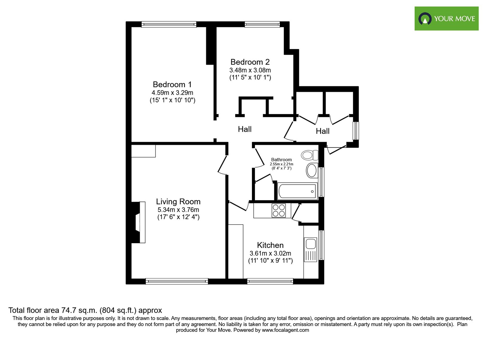 22, New Barn Lane, Bognor Regis floorplan