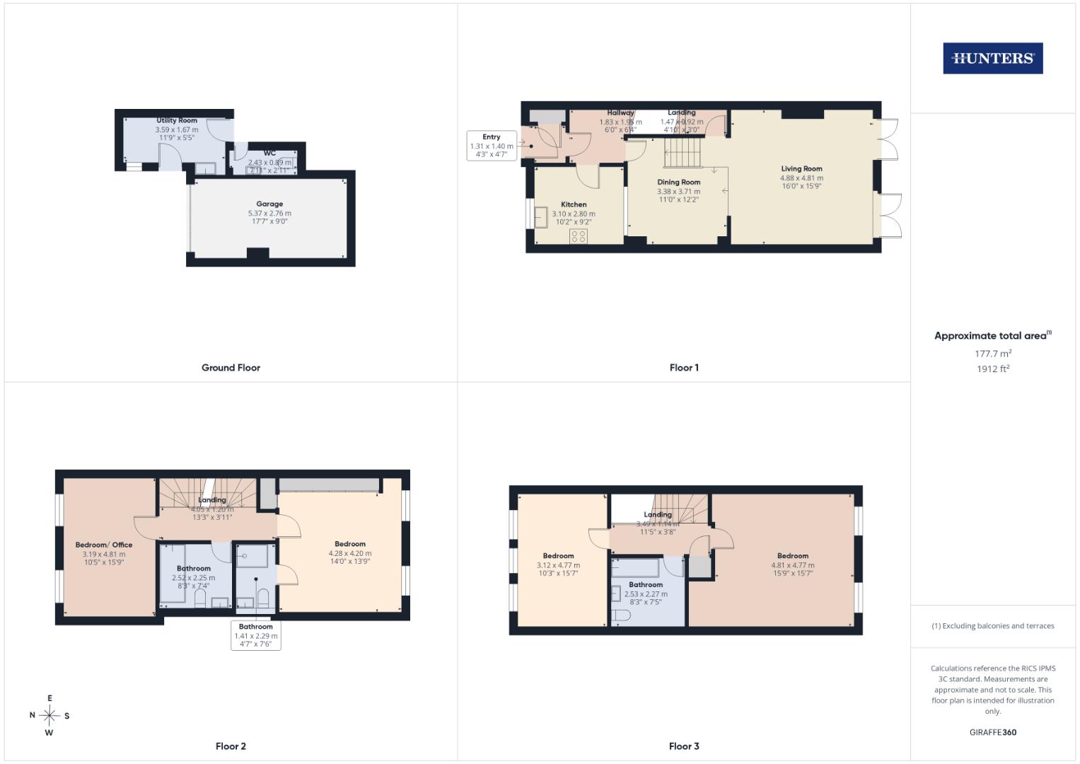 8, Andes Close, Southampton floorplan