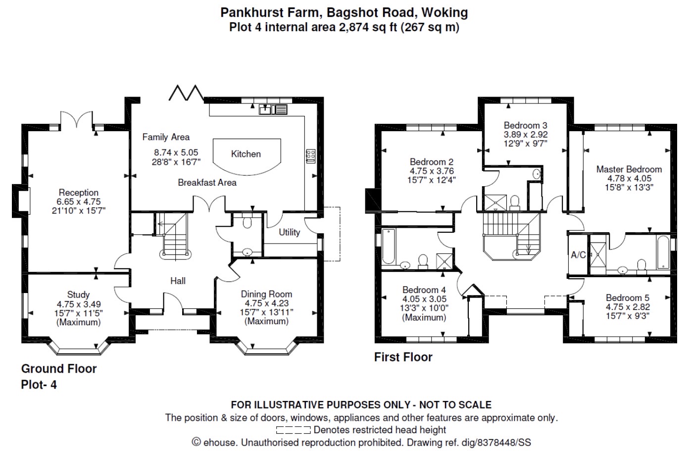Oscars Lodge, Pankhurst Farm, Woking floorplan