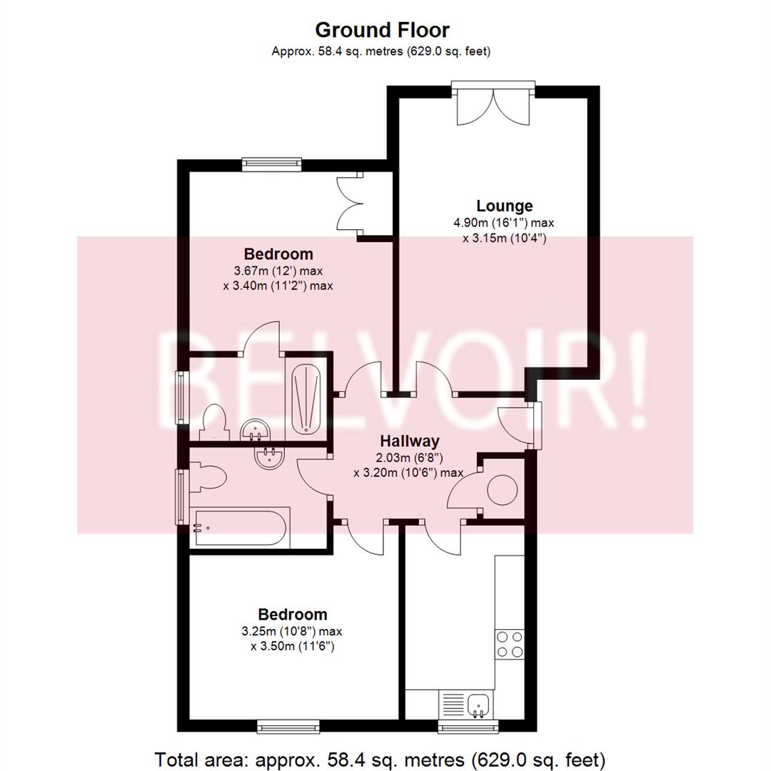 2 Bedrooms Flat for sale in Creswell, Hook RG27