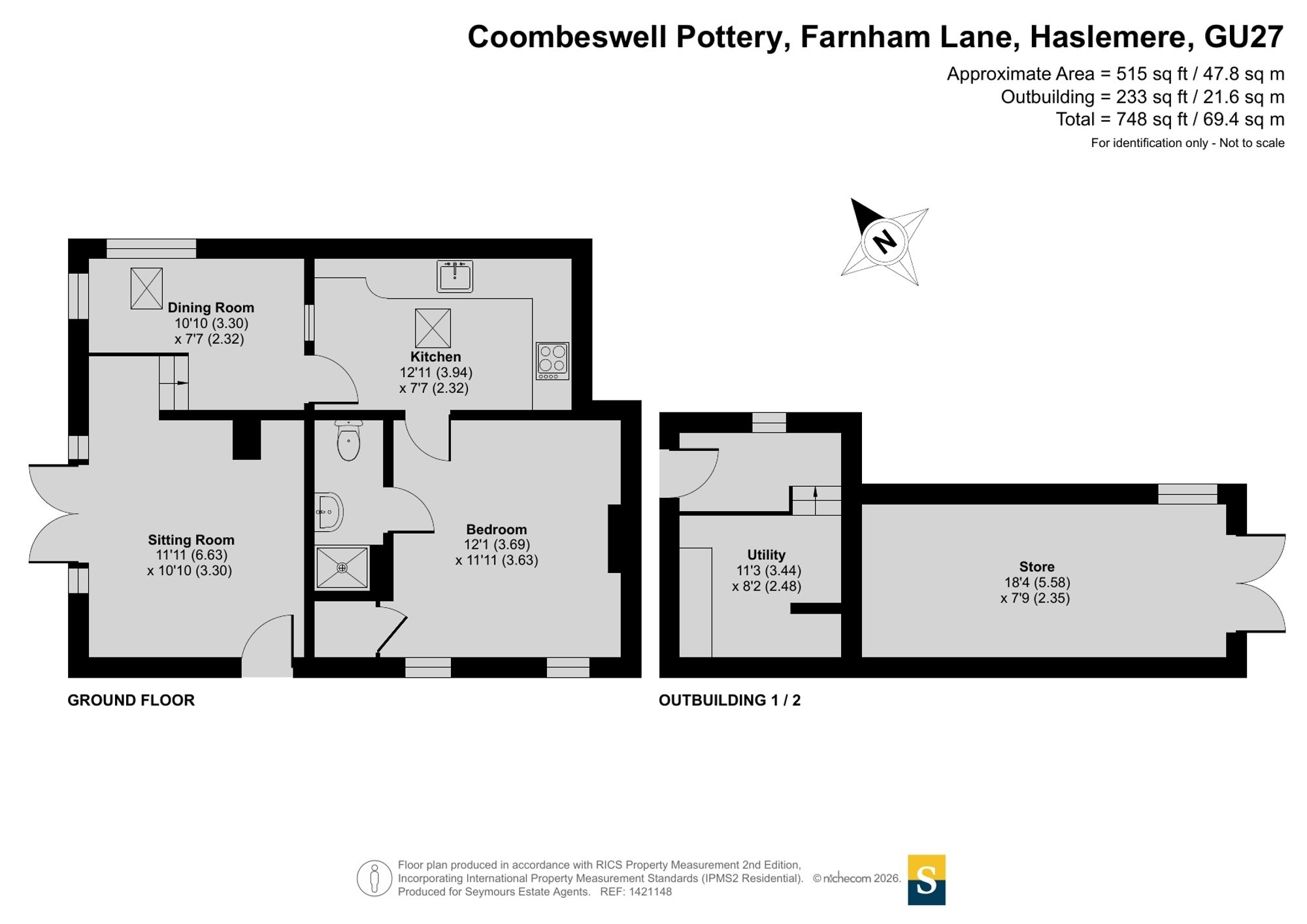 Annexe, Haslemere floorplan