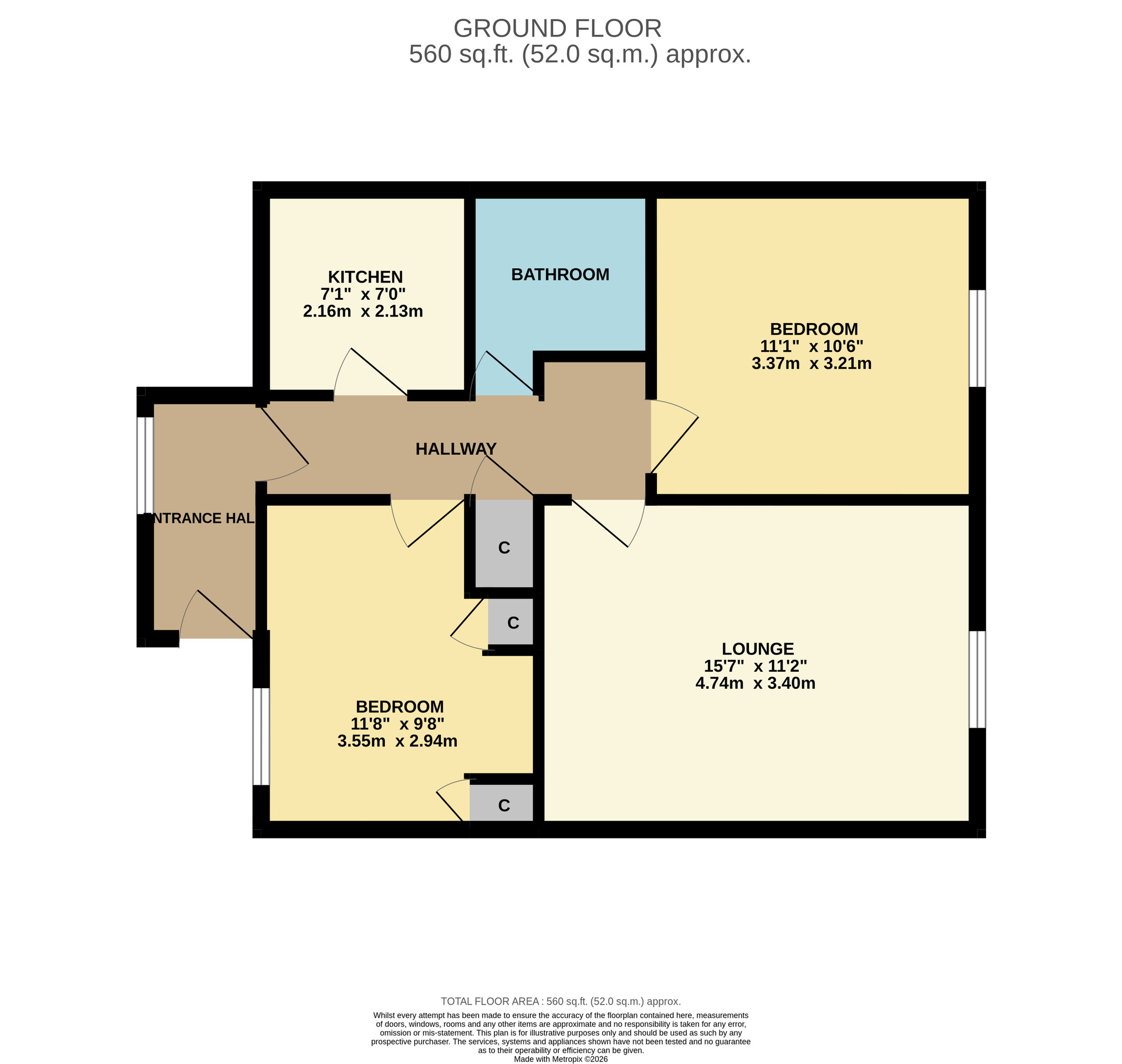 105 Mary Street, Falkirk floorplan