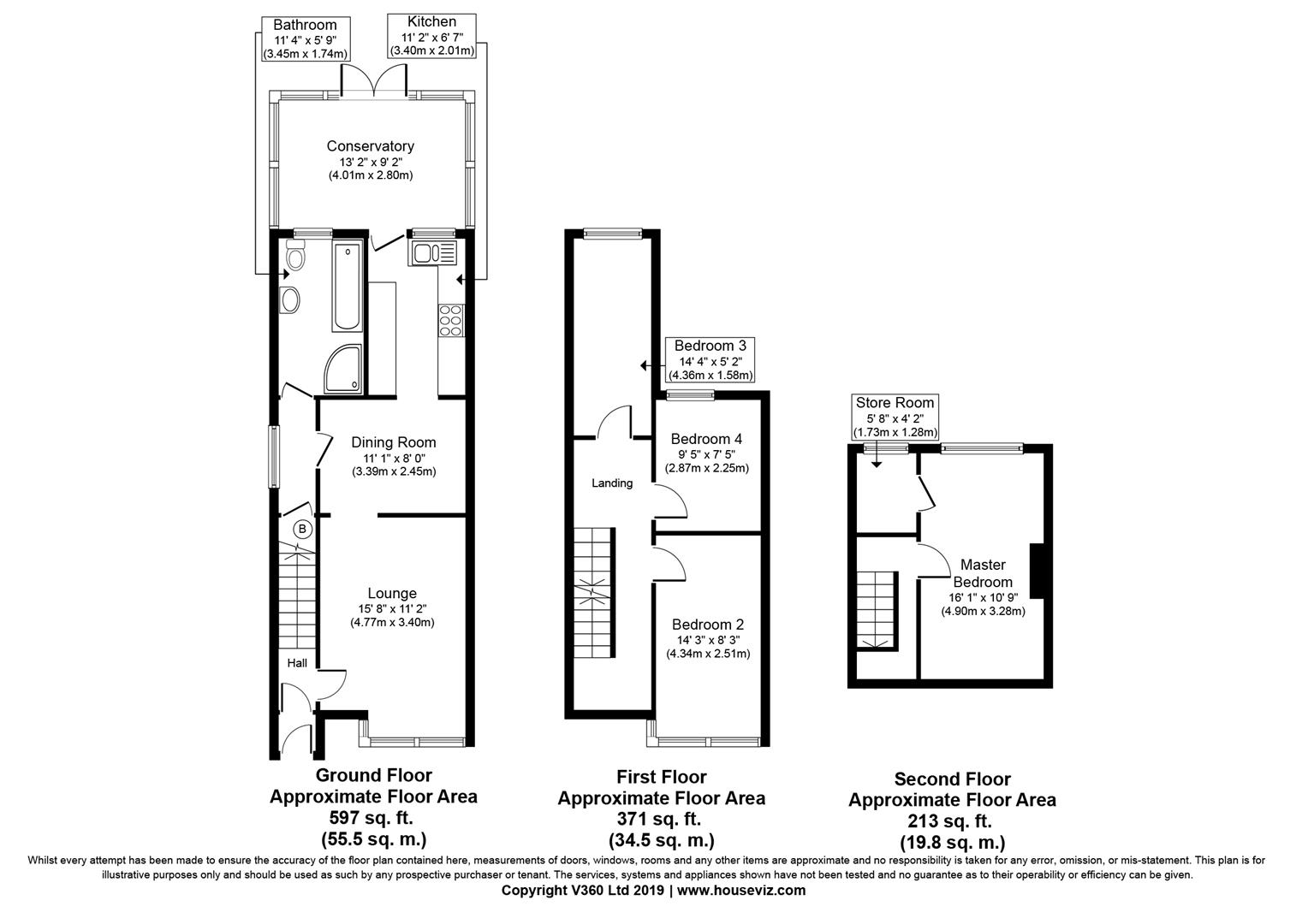 4 Bedrooms Terraced house for sale in Sandhurst Road, Rainhill, Prescot L35