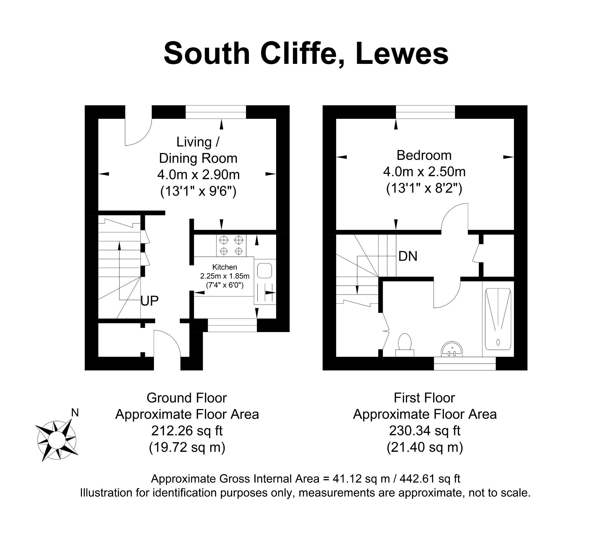 19, Southcliffe, Lewes floorplan