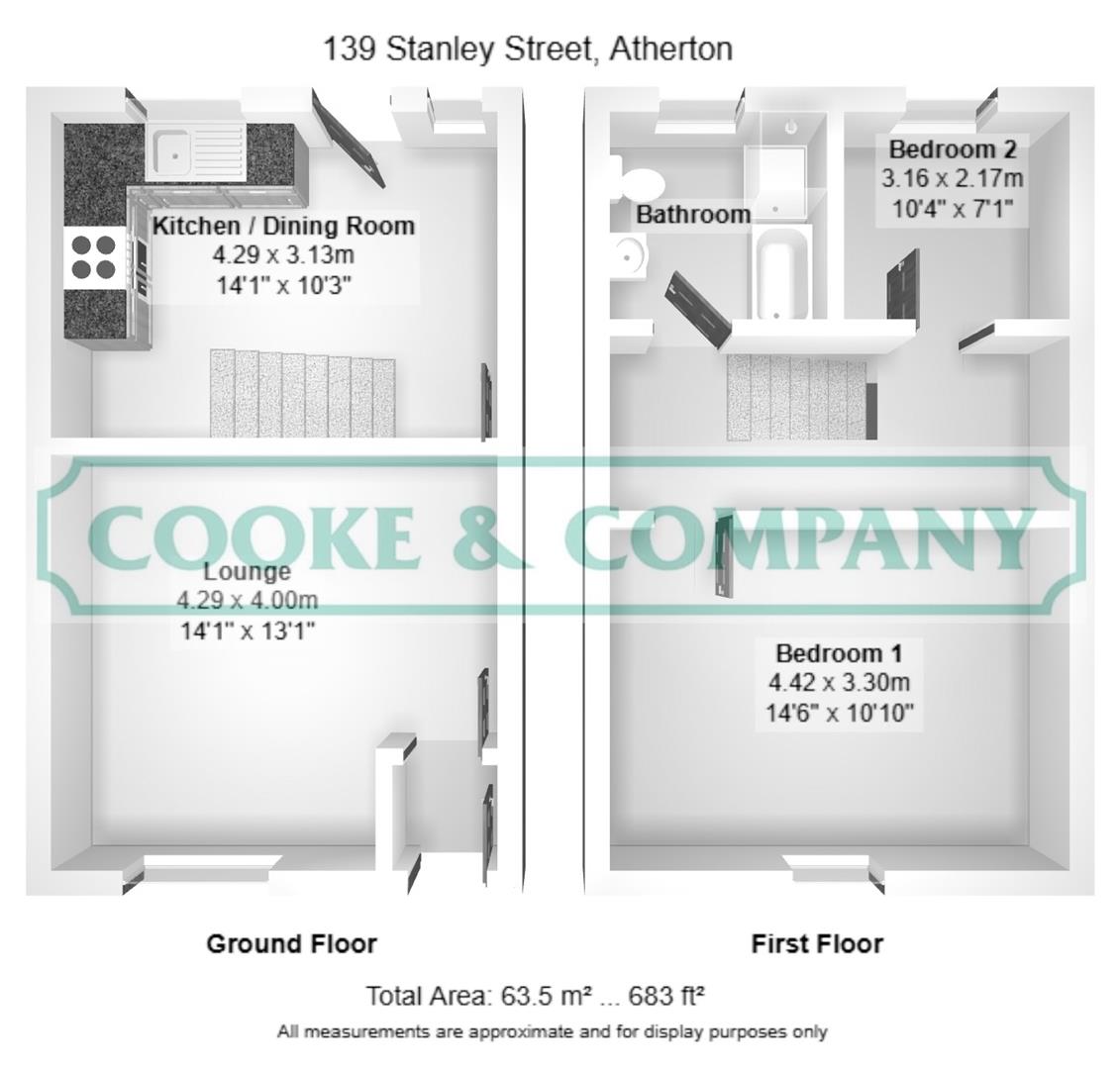 139, Stanley Street, Manchester floorplan