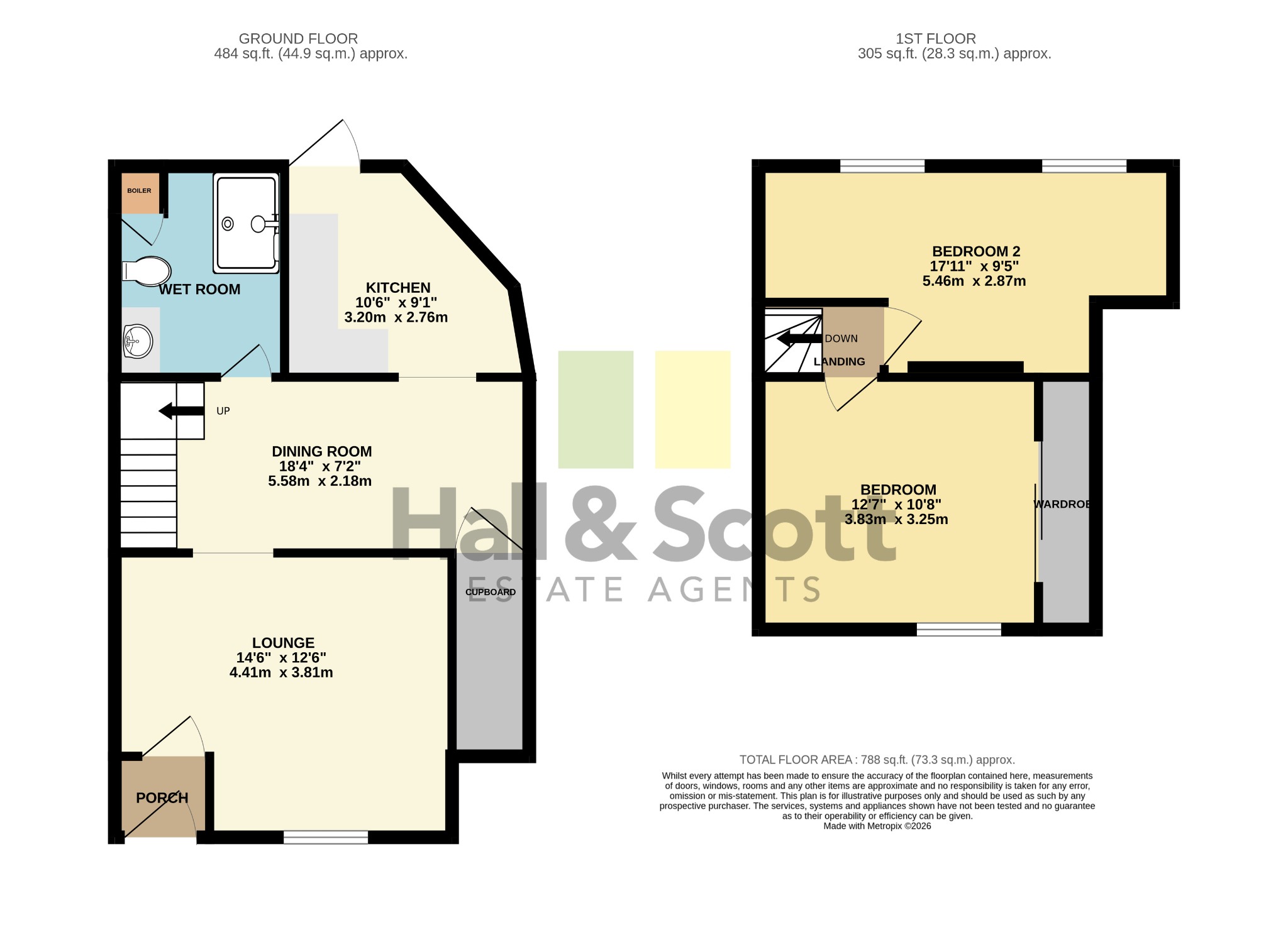Lovely Cottage, 104 Mill Street, Ottery St Mary floorplan