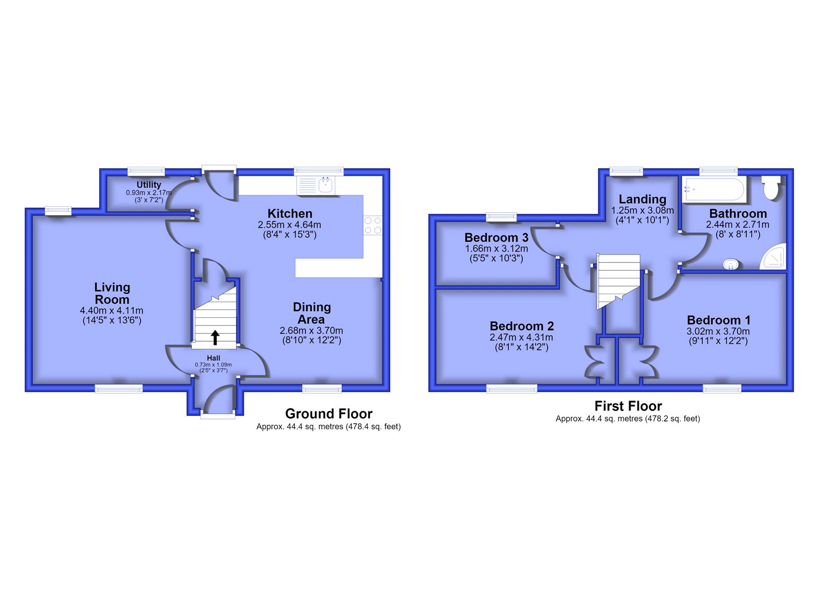 2, Calder Place, Clitheroe floorplan
