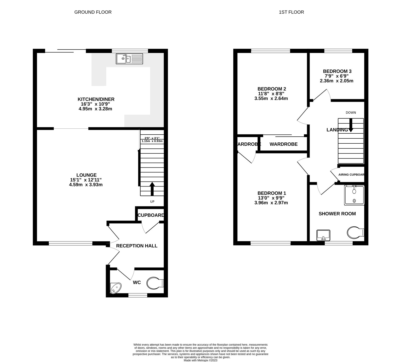 Woodlands, Fleet, Hampshire GU51, 3 bedroom terraced house for sale