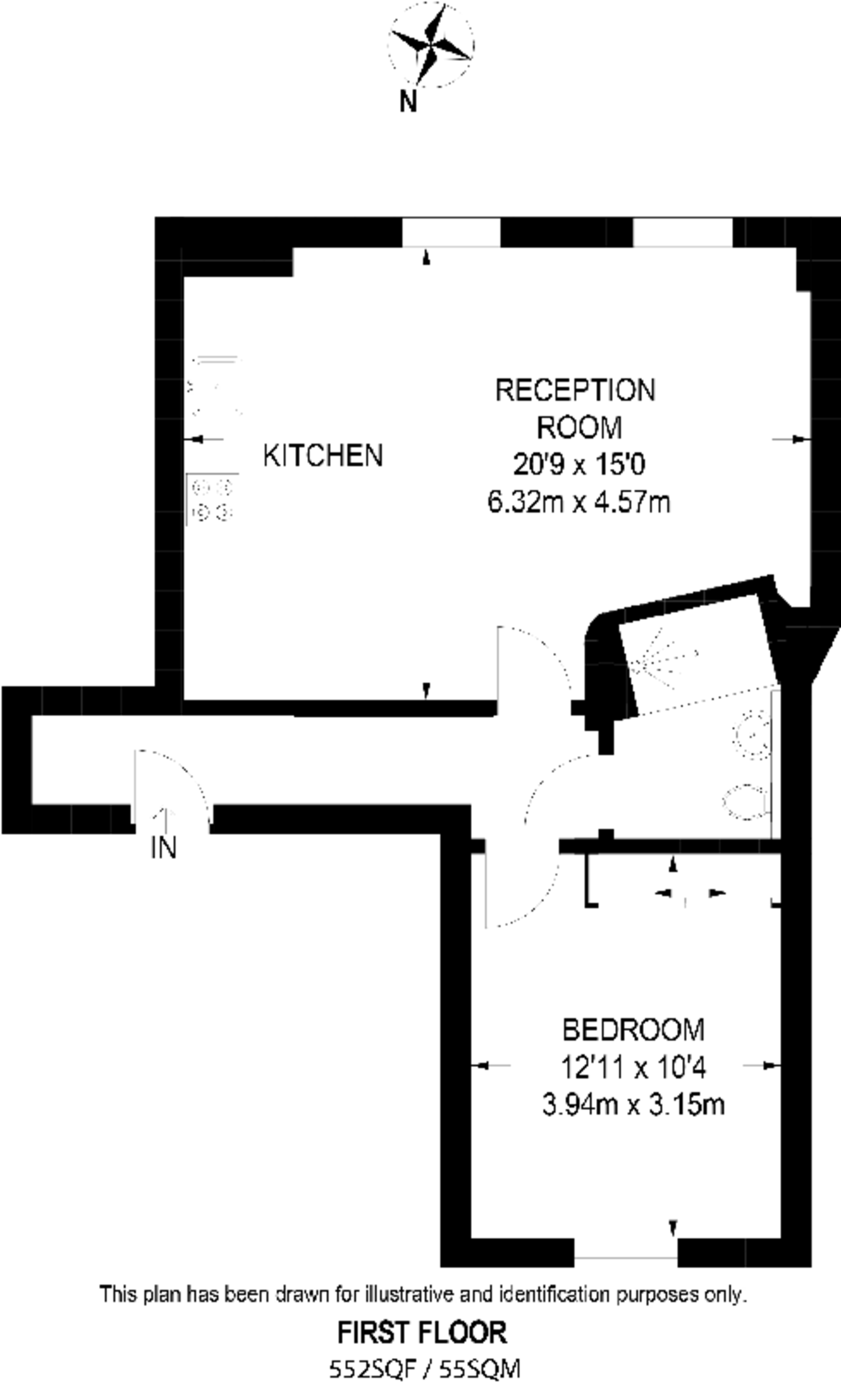 Cock Lane, Farringdon floorplan
