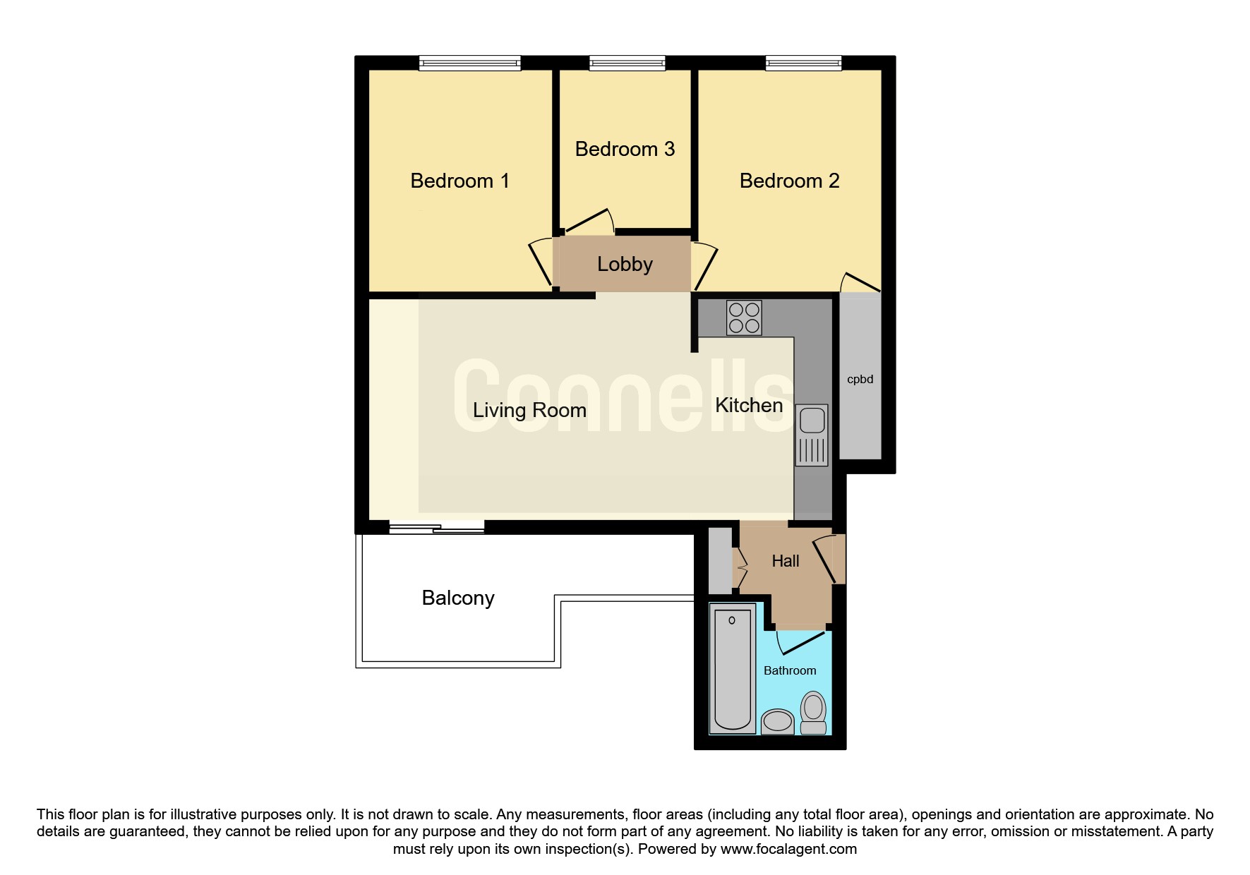 Flat 2, The Courtyard, Everton Road, Yeovil floorplan