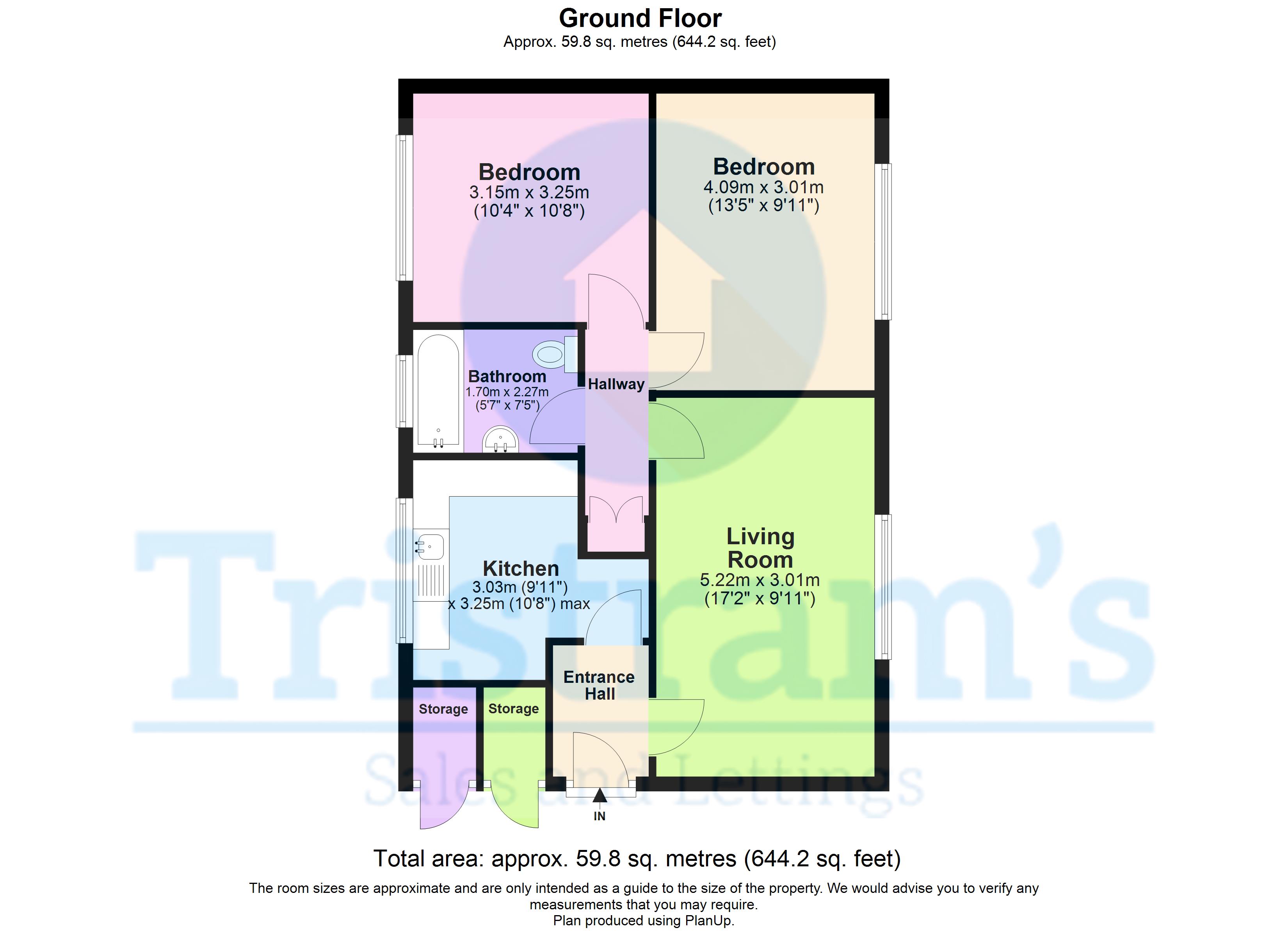18A, Bedford Court, Nottingham floorplan