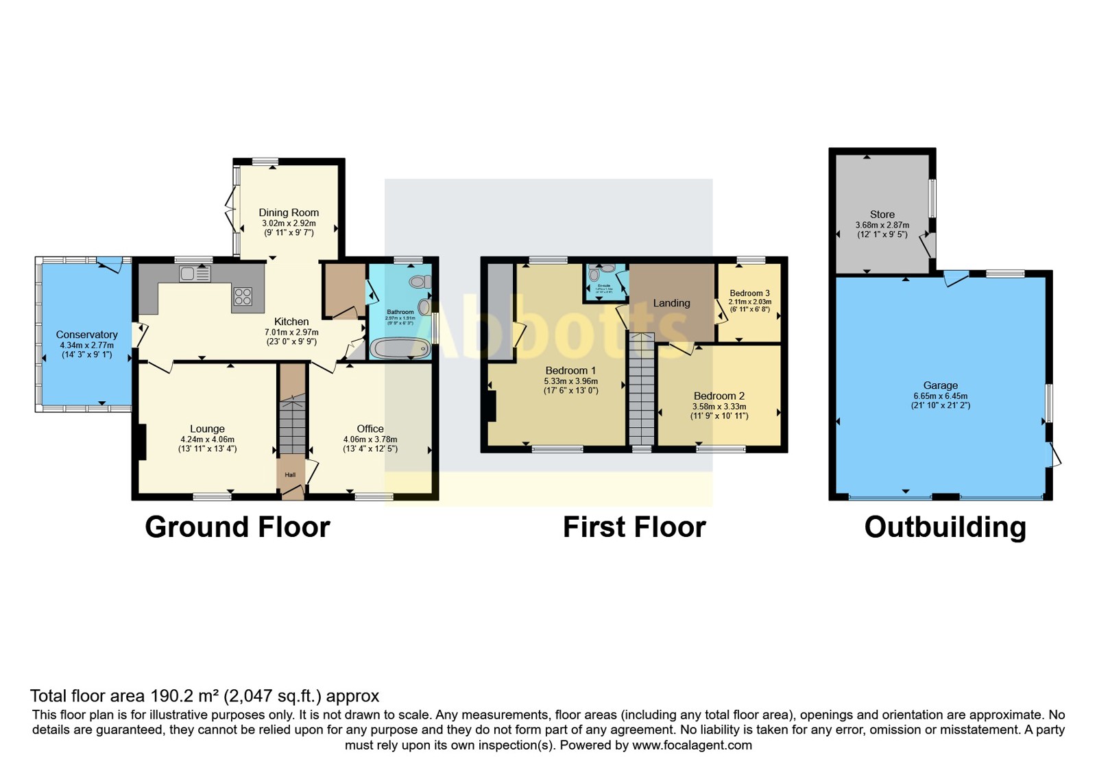 Carrillson, 12, Basin Road, Wisbech floorplan