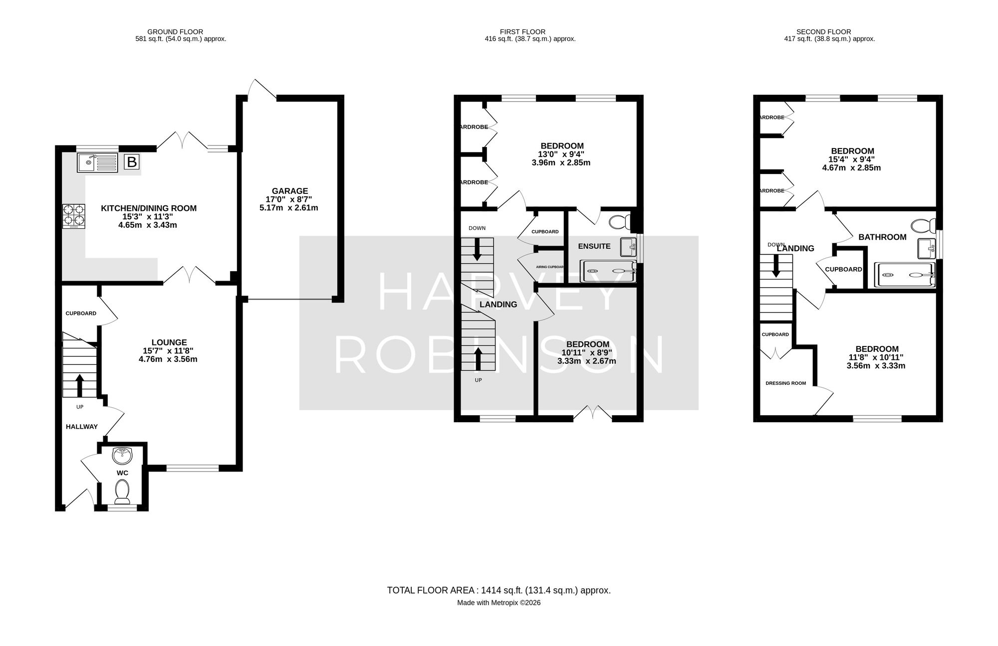 22 Ivel Bury, Biggleswade floorplan