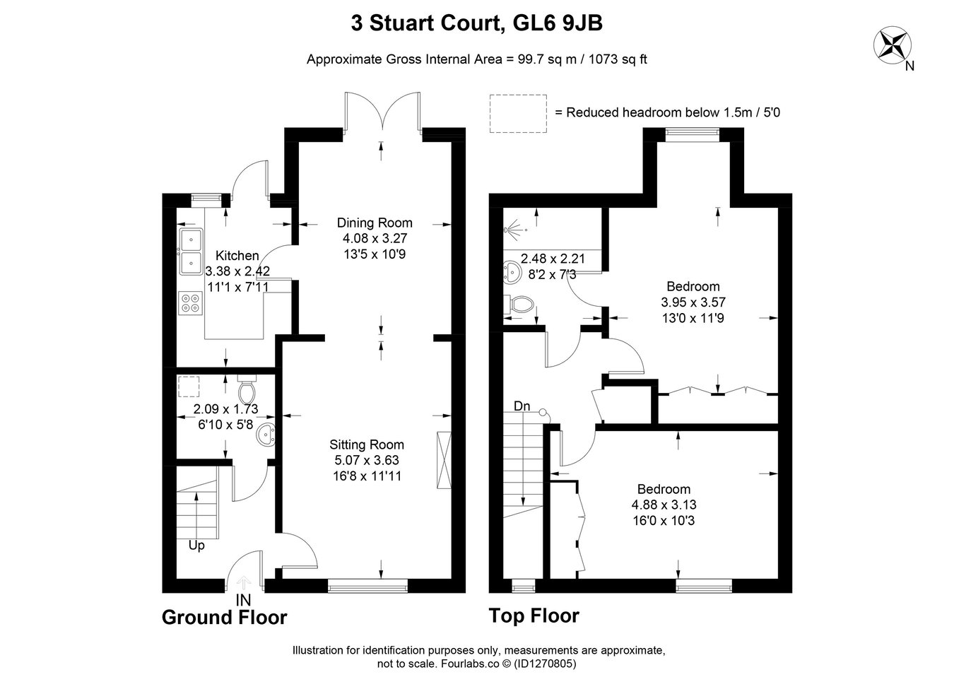 3, Stuart Court, Minchinhampton floorplan