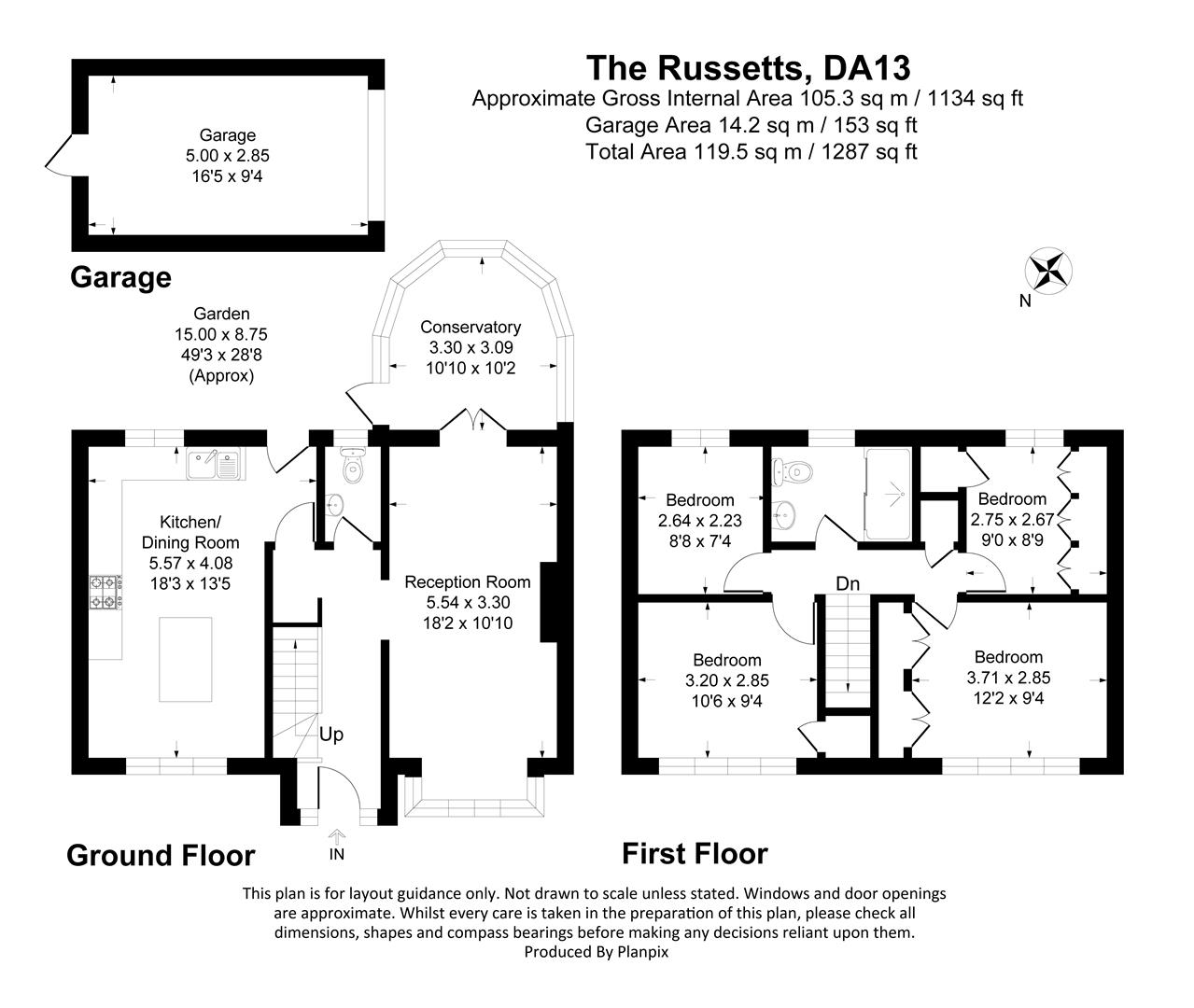 20, The Russets, Meopham floorplan