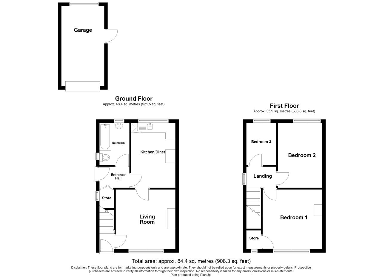 24, Holmefield Crescent, Ilkeston floorplan