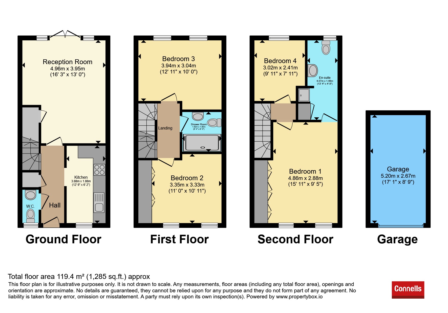 46, Willow Drive, Carterton floorplan