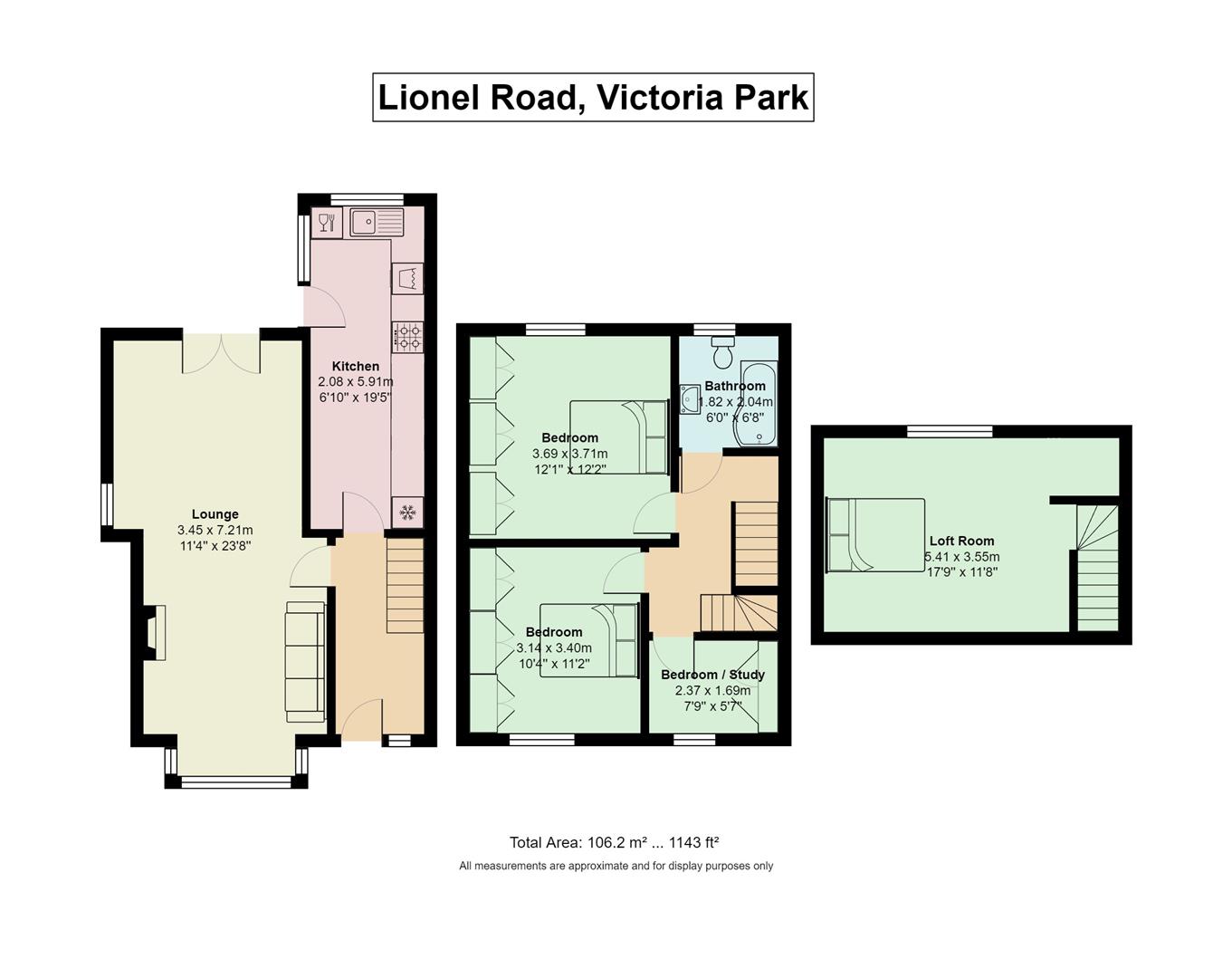 50, Lionel Road, Cardiff floorplan