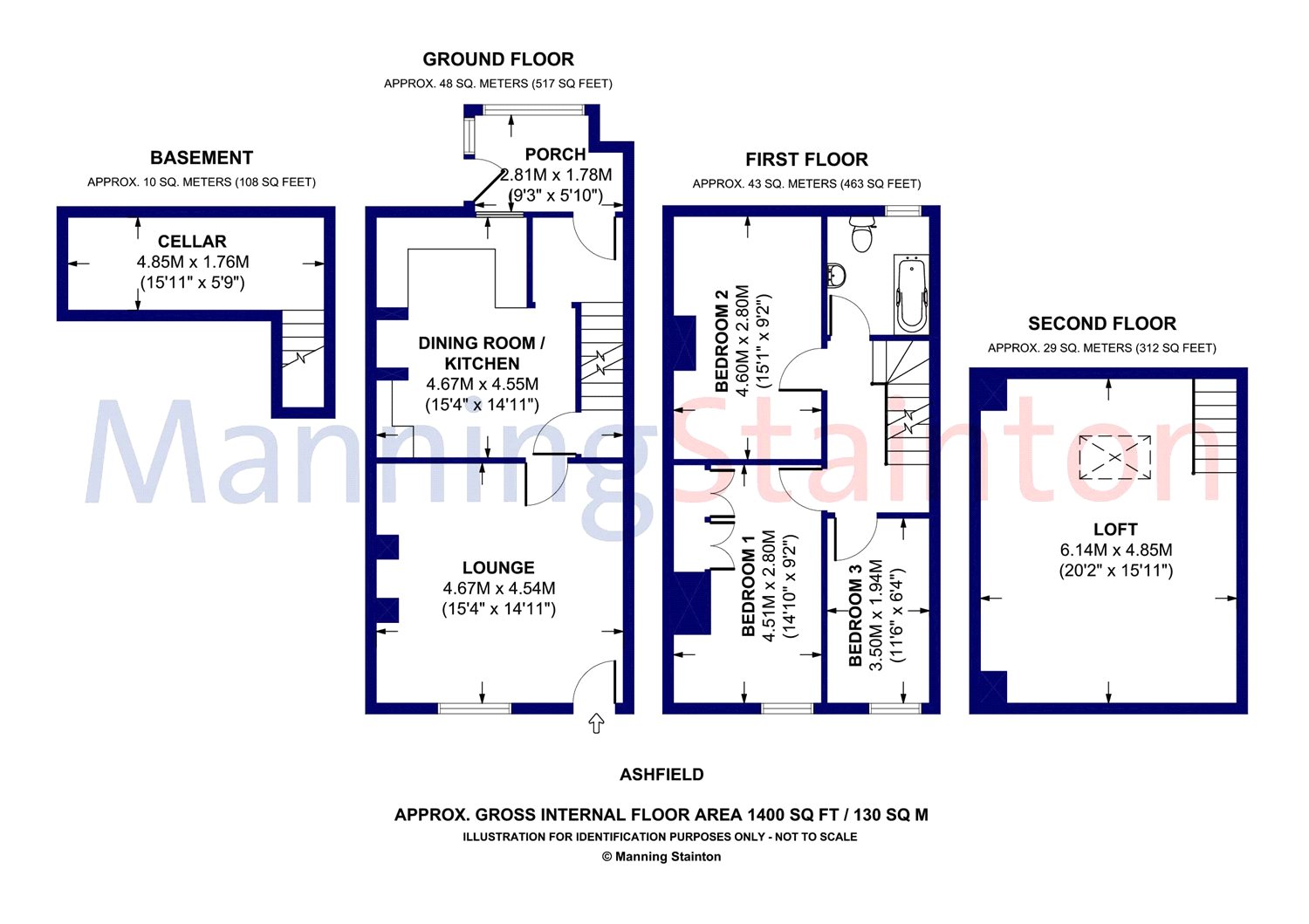 3 Bedrooms Terraced house for sale in Ashfield, New Farnley, Leeds LS12